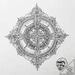 Tattoo sketch holy hymn – tattoo sketch (№1756482447_0, 29.08.2025 15:47) — tattoovalue.net