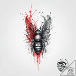 Tattoo sketch flea, ink illustration for tatt… – tattoo sketch (№1756484030_0, 29.08.2025 16:13) — tattoovalue.net