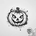 Tattoo sketch pumpkinseed, concept art for ta… – tattoo sketch (№1756486010_0, 29.08.2025 16:46) — tattoovalue.net