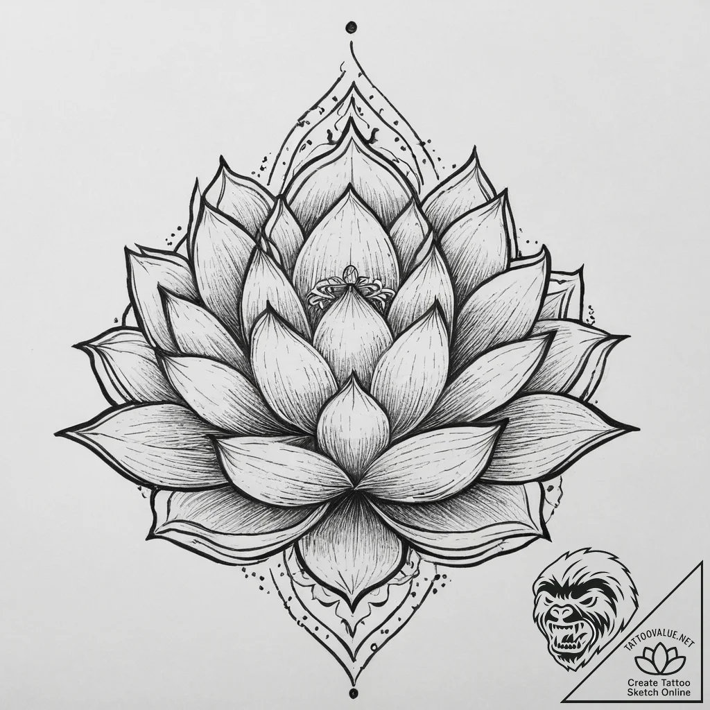 Tattoo sketch yoga pose silhouette with a lot... - tattoo sketch (№1756486406_0, 29.08.2025 16:53) — tattoovalue.net