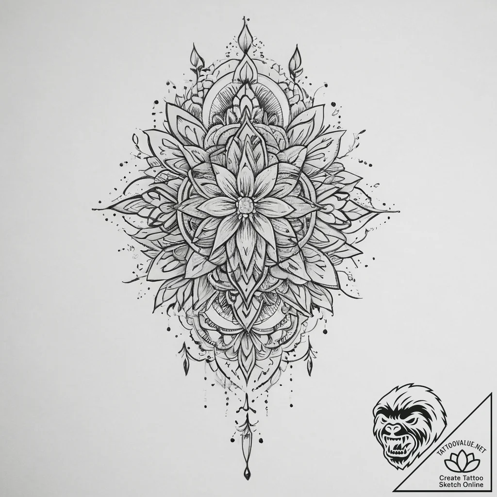 Tattoo sketch orange - tattoo sketch (№1756489206_0, 29.08.2025 17:40) — tattoovalue.net