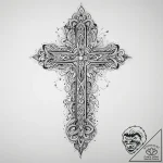 Tattoo sketch slavic embroidery pattern with… – tattoo sketch (№1756490205_0, 29.08.2025 17:56) — tattoovalue.net