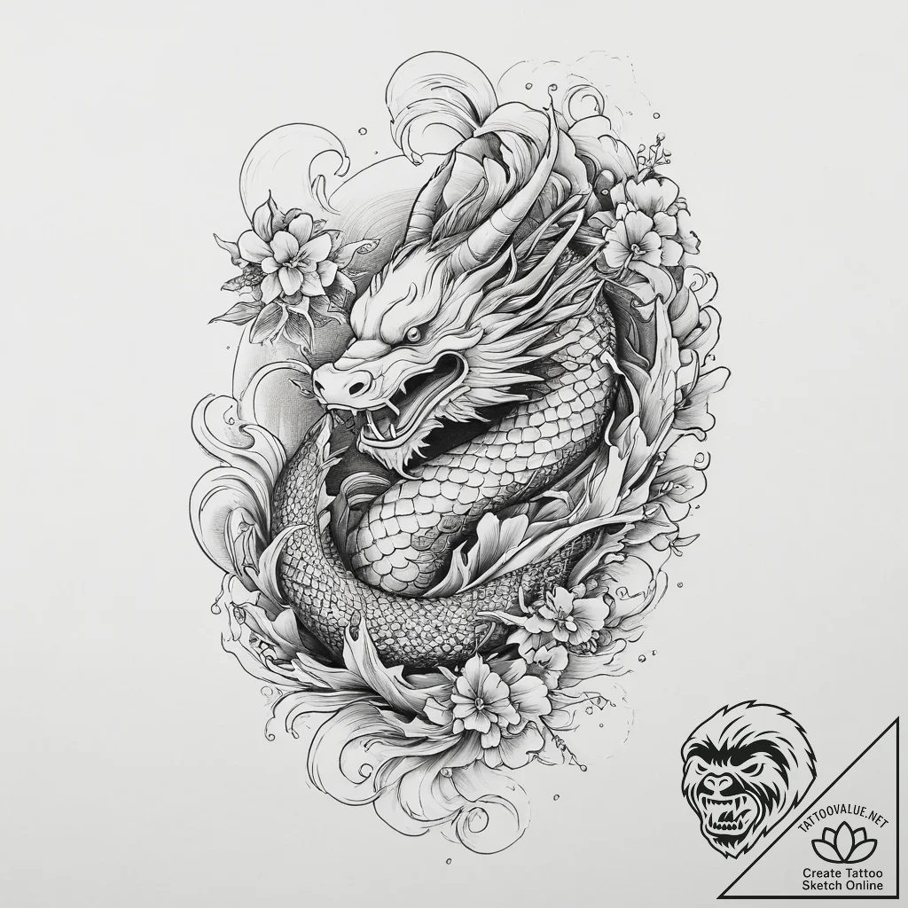 Tattoo sketch hands with a scroll, artistic t... - tattoo sketch (№1756491619_0, 29.08.2025 18:20) — tattoovalue.net