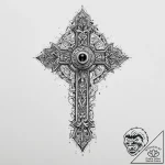Tattoo sketch door knob with a keyhole, tatto… – tattoo sketch (№1756492019_0, 29.08.2025 18:26) — tattoovalue.net