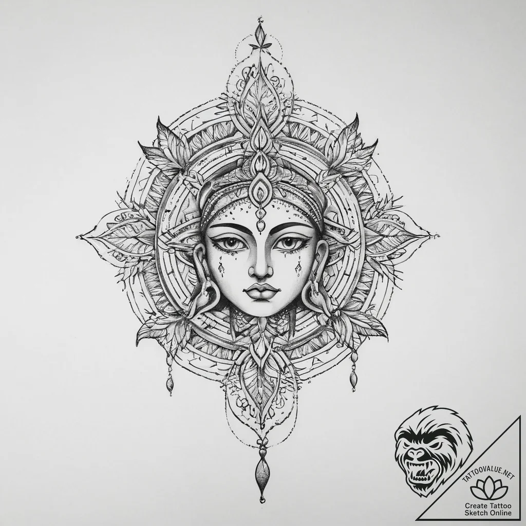 Tattoo sketch spiritual story - tattoo sketch (№1756494224_0, 29.08.2025 19:03) — tattoovalue.net