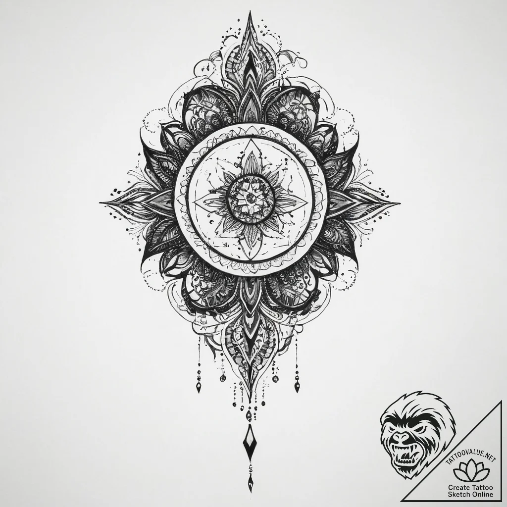 Tattoo sketch desire, ink illustration for ta... - tattoo sketch (№1756494422_0, 29.08.2025 19:07) — tattoovalue.net