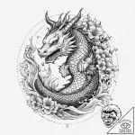 Tattoo sketch mystical character, tattoo flas… – tattoo sketch (№1756496238_0, 29.08.2025 19:37) — tattoovalue.net