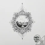 Tattoo sketch cosmic soil, tattoo drawing out… – tattoo sketch (№1756496648_0, 29.08.2025 19:44) — tattoovalue.net