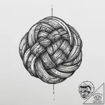 Tattoo sketch knot, concept art for tattoo, r… – tattoo sketch (№1756496852_0, 29.08.2025 19:47) — tattoovalue.net