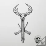 Tattoo sketch bone – tattoo sketch (№1756497662_0, 29.08.2025 20:01) — tattoovalue.net