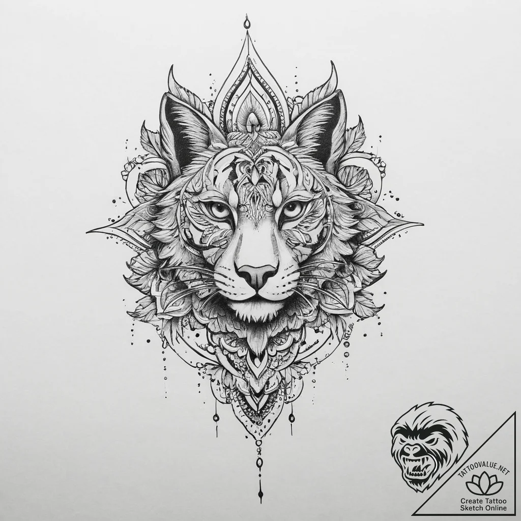Tattoo sketch brown - tattoo sketch (№1756499266_0, 29.08.2025 20:27) — tattoovalue.net