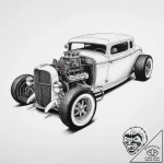 Tattoo sketch hot rod tattoo, concept art for… – tattoo sketch (№1756499466_0, 29.08.2025 20:31) — tattoovalue.net