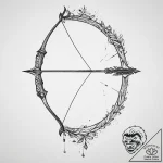 Tattoo sketch hunting a bow and arrow, tattoo… – tattoo sketch (№1756504686_0, 29.08.2025 21:58) — tattoovalue.net