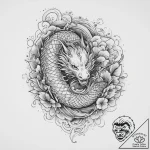 Tattoo sketch eternal, concept art for tattoo… – tattoo sketch (№1756505695_0, 29.08.2025 22:14) — tattoovalue.net