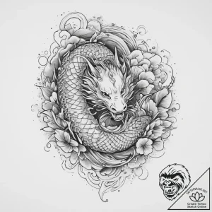Tattoo sketch eternal, concept art for tattoo… – tattoo sketch (№1756505695_0, 29.08.2025 22:14) — tattoovalue.net