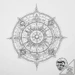 Tattoo sketch astrological symbols – tattoo sketch (№1756505894_0, 29.08.2025 22:18) — tattoovalue.net