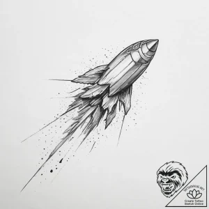Tattoo sketch comet – tattoo sketch (№1756506696_0, 29.08.2025 22:31) — tattoovalue.net