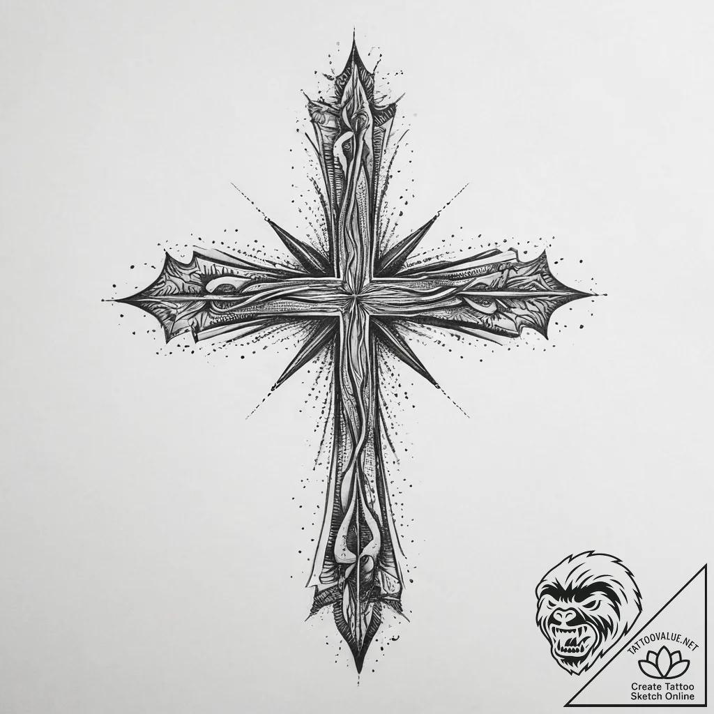 Tattoo sketch spark, artistic tattoo sketch,... - tattoo sketch (№1756507101_0, 29.08.2025 22:38) — tattoovalue.net