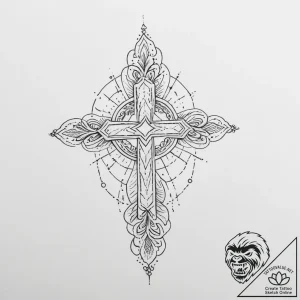 Tattoo sketch holy beginning, tattoo drawing… – tattoo sketch (№1756507299_0, 29.08.2025 22:41) — tattoovalue.net