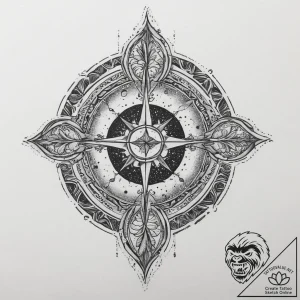 Tattoo sketch cosmic myth, tattoo sketch desi… – tattoo sketch (№1756507697_0, 29.08.2025 22:48) — tattoovalue.net