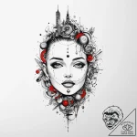 Tattoo sketch pearl, tattoo sketch design, tr… – tattoo sketch (№1756507902_0, 29.08.2025 22:51) — tattoovalue.net