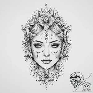 Tattoo sketch face, tattoo flash sheet design… – tattoo sketch (№1756508499_0, 29.08.2025 23:01) — tattoovalue.net
