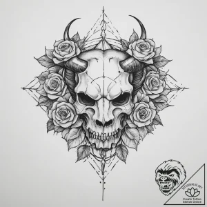 Tattoo sketch minotaur, tattoo line art, deta… – tattoo sketch (№1756509099_0, 29.08.2025 23:11) — tattoovalue.net
