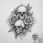 Tattoo sketch key, artistic tattoo sketch, do… – tattoo sketch (№1756509503_0, 29.08.2025 23:18) — tattoovalue.net