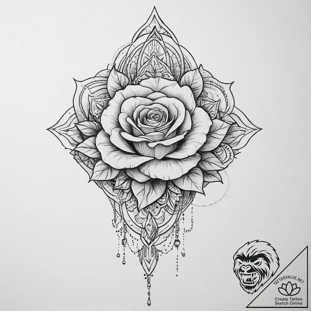 Tattoo sketch high heels with a rose, tattoo... - tattoo sketch (№1756510302_0, 29.08.2025 23:31) — tattoovalue.net