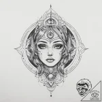 Tattoo sketch cosmic person, tattoo sketch de… – tattoo sketch (№1756510701_0, 29.08.2025 23:38) — tattoovalue.net