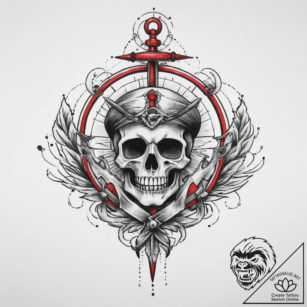 Tattoo sketch death, artistic tattoo sketch,... - tattoo sketch (№1756513323_0, 30.08.2025 00:22) — tattoovalue.net
