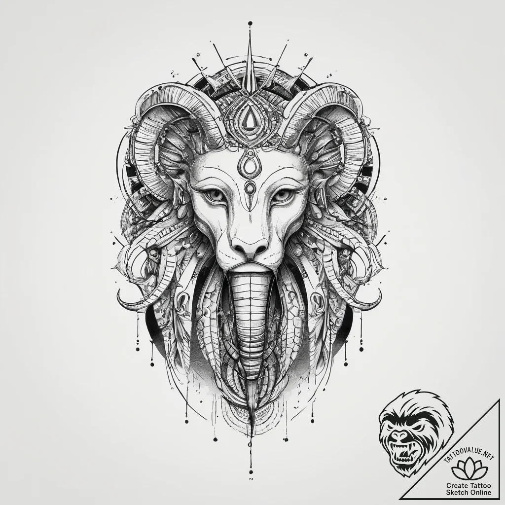 Tattoo sketch thoth, tattoo sketch design, on... - tattoo sketch (№1756516351_0, 30.08.2025 01:12) — tattoovalue.net