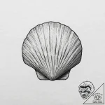 Tattoo sketch shell, concept art for tattoo,… – tattoo sketch (№1756517564_0, 30.08.2025 01:32) — tattoovalue.net