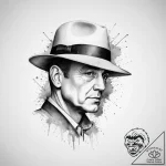 Tattoo sketch paul castellano with a hat, con… – tattoo sketch (№1756520356_0, 30.08.2025 02:19) — tattoovalue.net