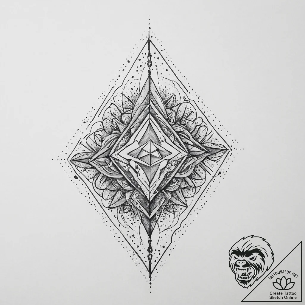 Tattoo sketch узор в виде черепа с воздухом,... - tattoo sketch (№1756520555_0, 30.08.2025 02:22) — tattoovalue.net
