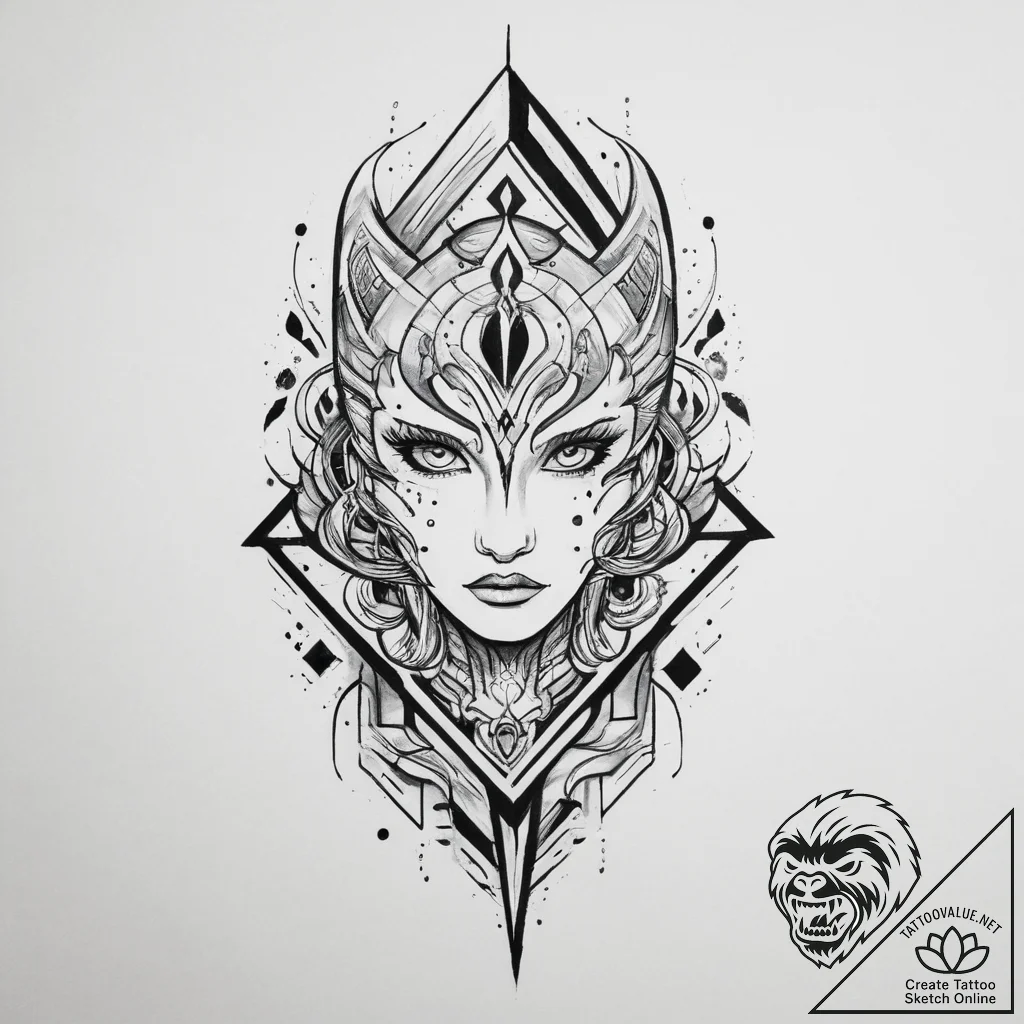 Tattoo sketch onyx, tattoo sketch design, on... - tattoo sketch (№1756521151_0, 30.08.2025 02:32) — tattoovalue.net