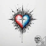 Tattoo sketch heart, artistic tattoo sketch,… – tattoo sketch (№1756521748_0, 30.08.2025 02:42) — tattoovalue.net