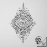 Tattoo sketch орнамент, tattoo flash sheet de… – tattoo sketch (№1756523536_0, 30.08.2025 03:12) — tattoovalue.net