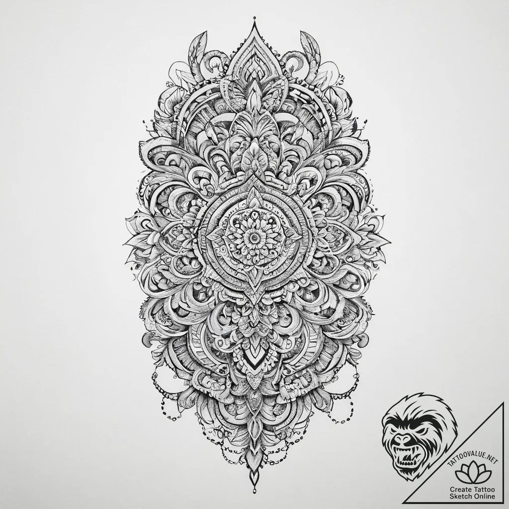 Tattoo sketch nightmare, tattoo sketch design... - tattoo sketch (№1756526316_0, 30.08.2025 03:58) — tattoovalue.net