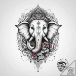 Tattoo sketch ganesh with trunk, tattoo sketc… – tattoo sketch (№1756526715_0, 30.08.2025 04:05) — tattoovalue.net