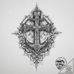 Tattoo sketch kingdom, tattoo line art, old s… – tattoo sketch (№1756531464_0, 30.08.2025 05:24) — tattoovalue.net