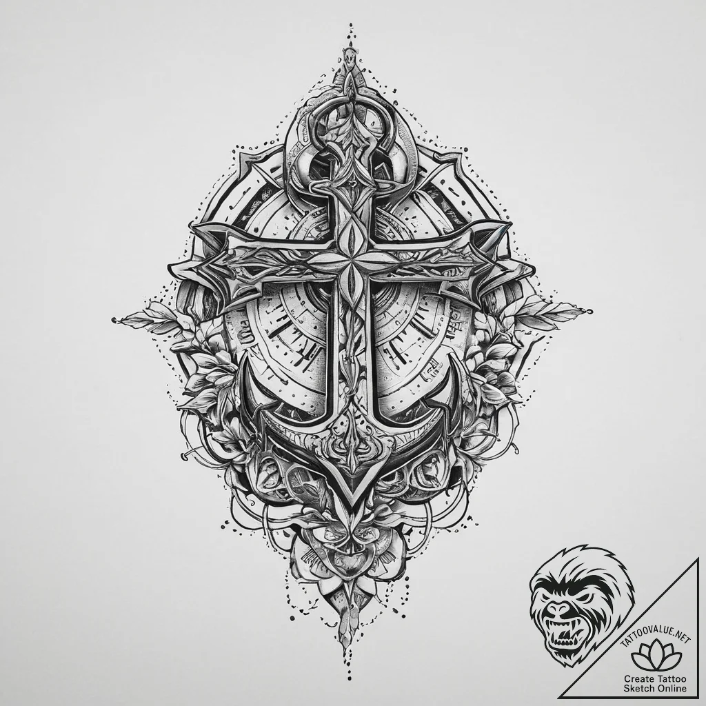 Tattoo sketch kingdom, tattoo line art, old s... - tattoo sketch (№1756531464_0, 30.08.2025 05:24) — tattoovalue.net