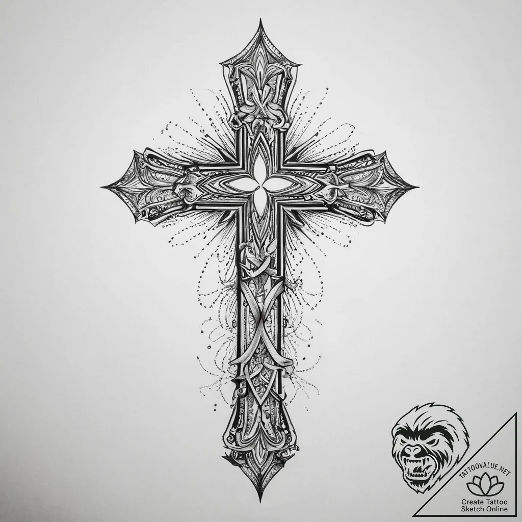 Tattoo sketch blessed tool, tattoo line art,... - tattoo sketch (№1756532446_0, 30.08.2025 05:40) — tattoovalue.net