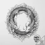 Tattoo sketch circle of life, tattoo drawing… – tattoo sketch (№1756534999_0, 30.08.2025 06:23) — tattoovalue.net