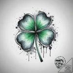 Tattoo sketch shamrock, tattoo sketch design,… – tattoo sketch (№1756535196_0, 30.08.2025 06:26) — tattoovalue.net