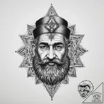 Tattoo sketch jewish rabbi, artistic tattoo s… – tattoo sketch (№1756535784_0, 30.08.2025 06:36) — tattoovalue.net
