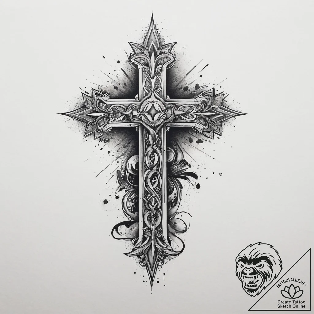 Tattoo sketch hands with a needle, concept ar... - tattoo sketch (№1756537155_0, 30.08.2025 06:59) — tattoovalue.net