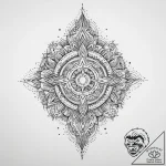 Tattoo sketch cosmic fount, tattoo flash shee… – tattoo sketch (№1756537942_0, 30.08.2025 07:12) — tattoovalue.net