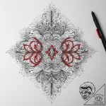 Tattoo sketch kingdom, tattoo line art, ornam… – tattoo sketch (№1756538139_0, 30.08.2025 07:15) — tattoovalue.net