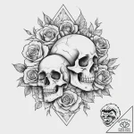 Tattoo sketch neo-traditional перо, ink illus… – tattoo sketch (№1756542068_0, 30.08.2025 08:21) — tattoovalue.net